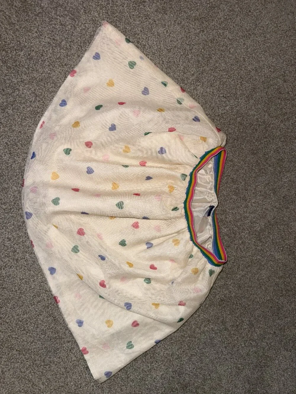 Girls Old Navy size 5 colorful heart tutu skirt